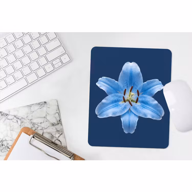 Mauspad - Blaue Lilie – Blumen — 4