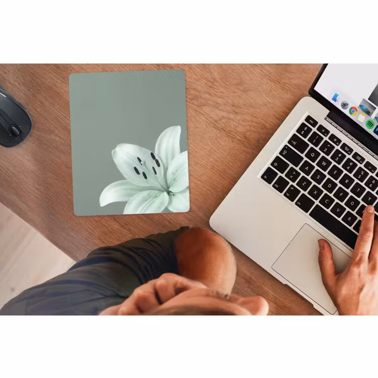 Mauspad - Blumen – Natur – Grün — 2