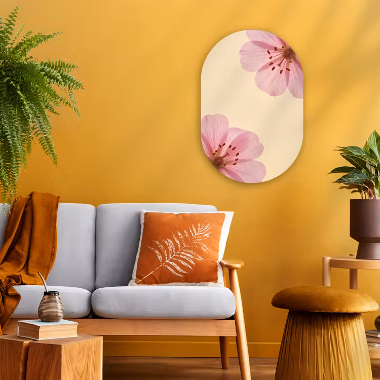 Forexbild Oval - Blumen – Flora – Pastell — 2