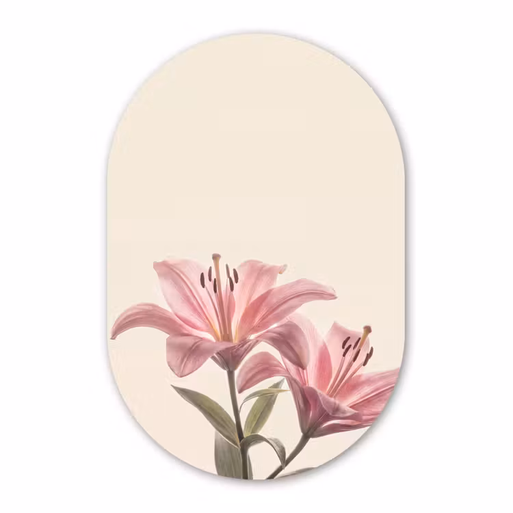 Forexbild Oval - Blumen – Zart – Flora — 1