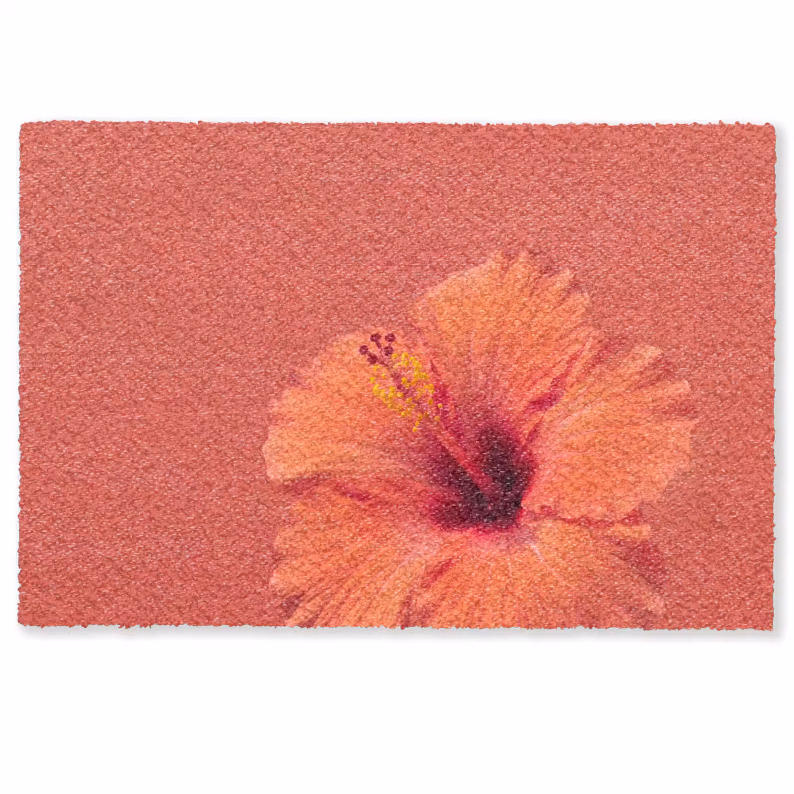 Fußmatte - Blumen – Orange – Natur — 1
