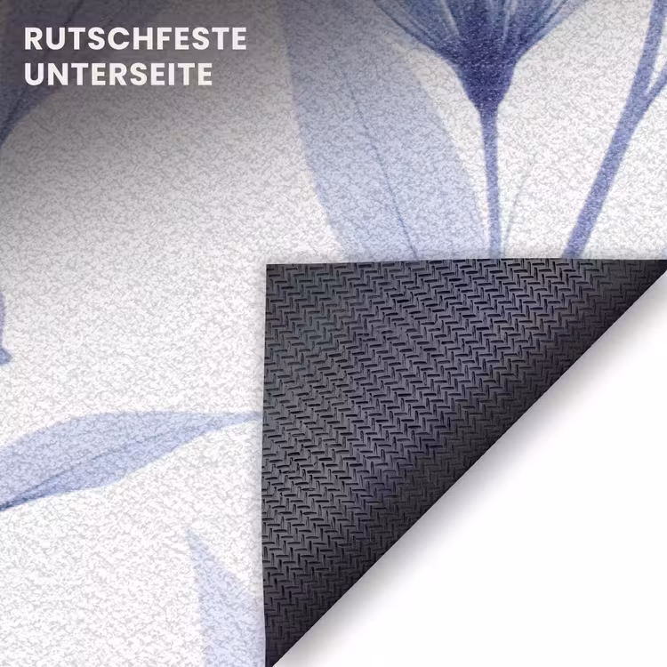 Fußmatte - Blaue Blumen – Natur — 6