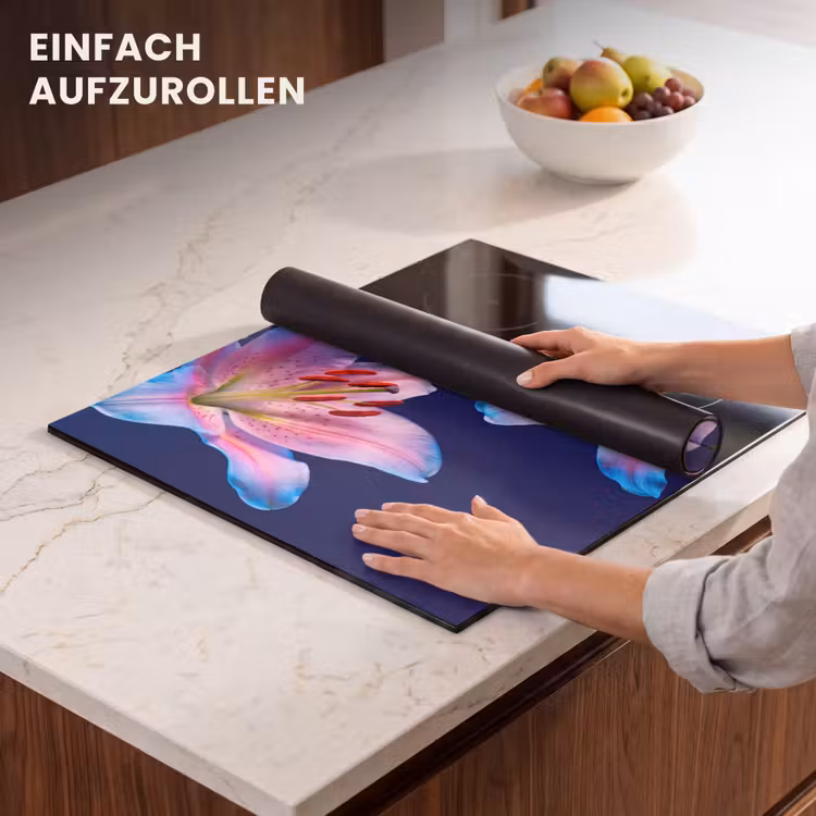 Herdabdeckplatte - Blumen – Farbenfroh – Botanisch — 7