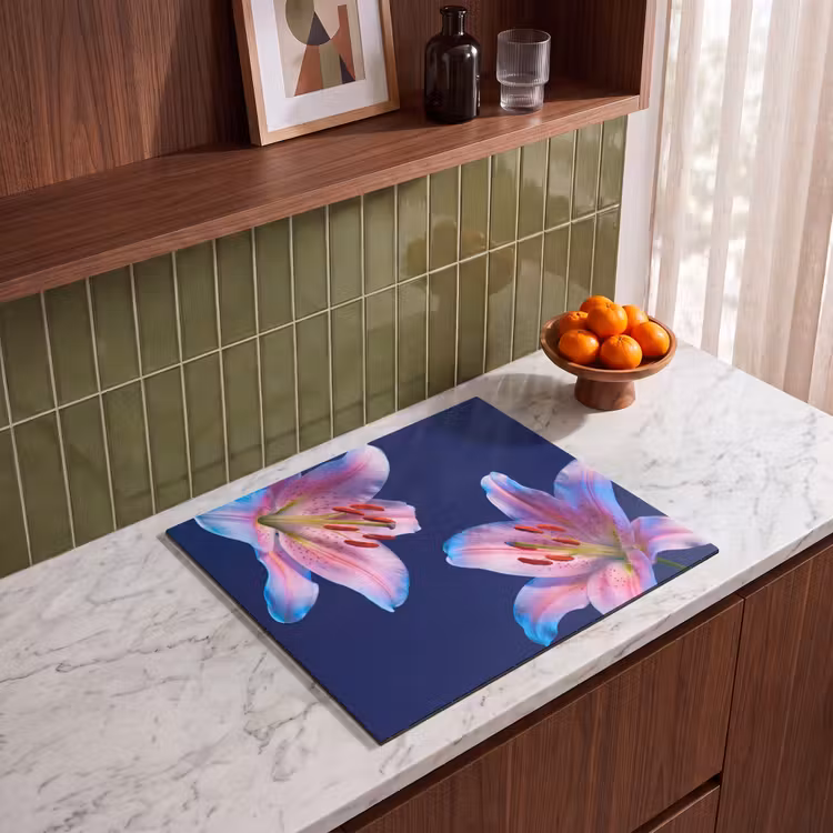 Herdabdeckplatte - Blumen – Farbenfroh – Botanisch — 8