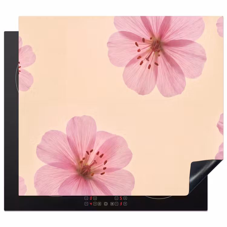 Herdabdeckplatte - Blumen – Flora – Pastell — 1