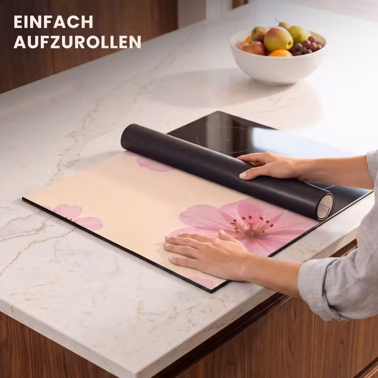 Herdabdeckplatte - Blumen – Flora – Pastell — 7