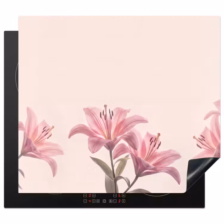 Herdabdeckplatte - Blumen – Zart – Flora — 1