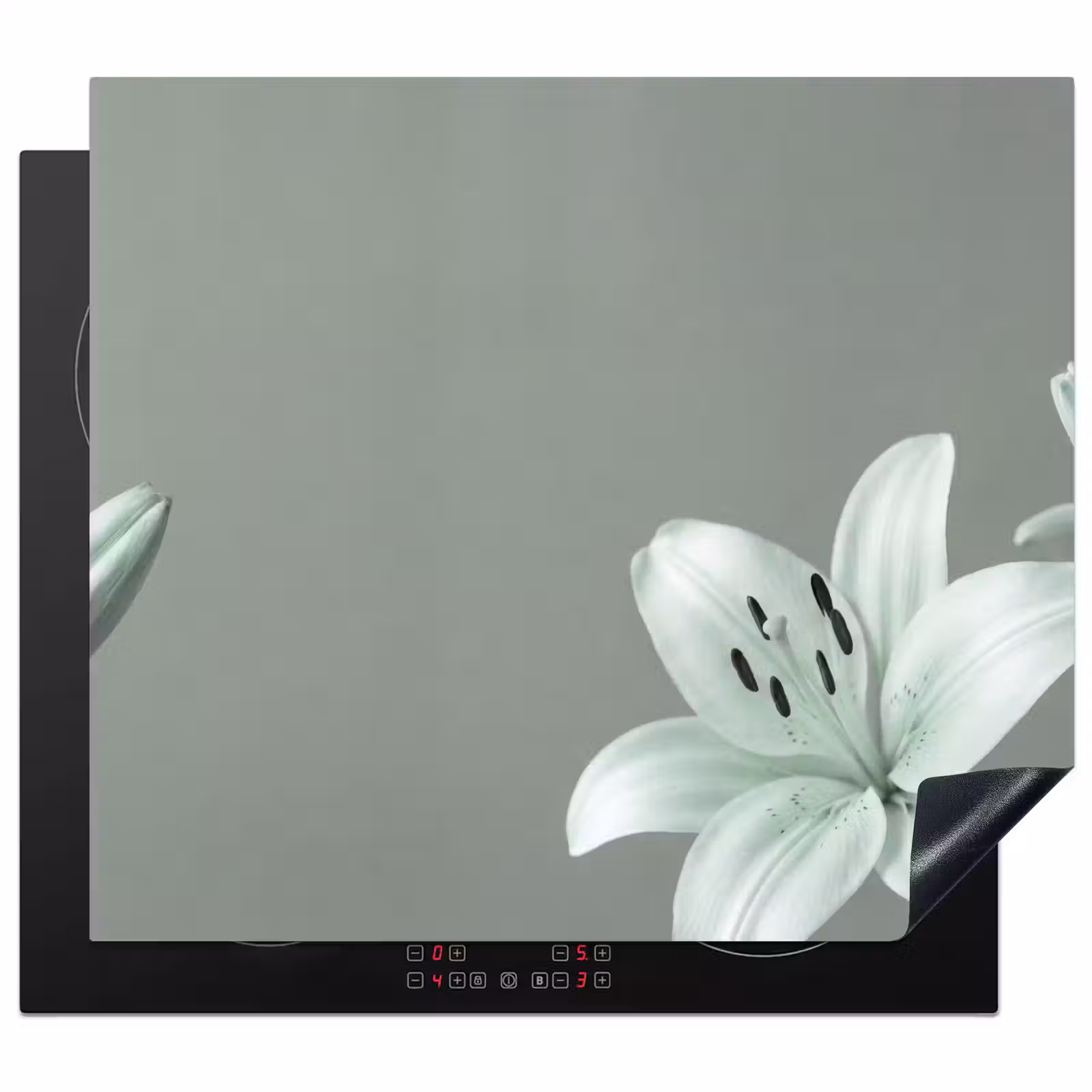 Herdabdeckplatte - Blumen – Natur – Grün — 1