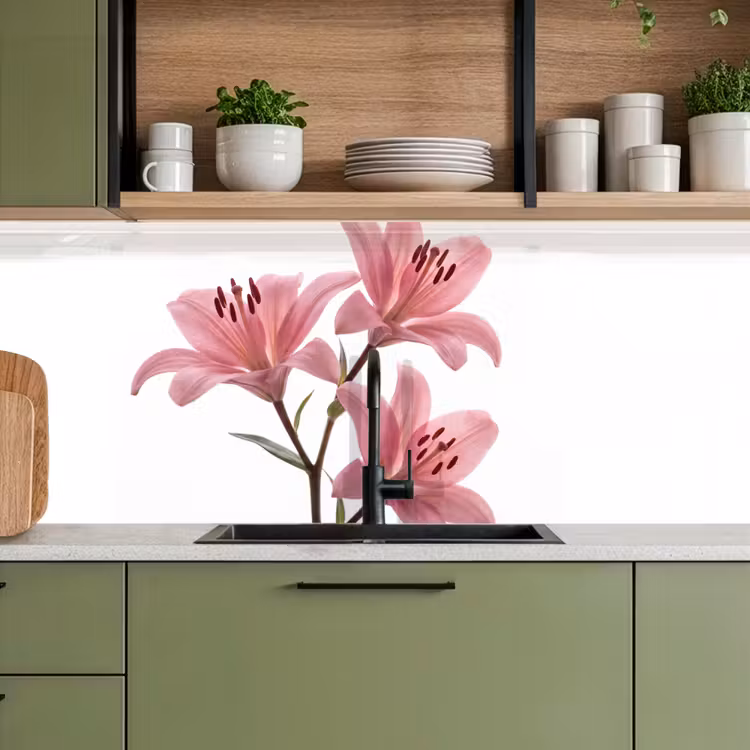 Küchenrückwand - Blumen – Sanft – Modern — 8