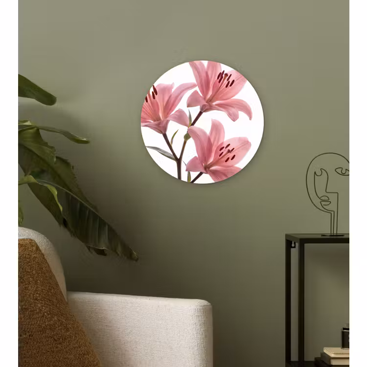 Forexbild Rund - Blumen – Sanft – Modern — 3
