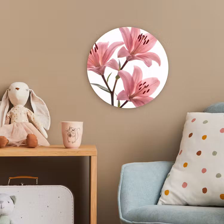 Forexbild Rund - Blumen – Sanft – Modern — 5