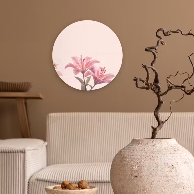 Forexbild Rund - Blumen – Zart – Flora — 2