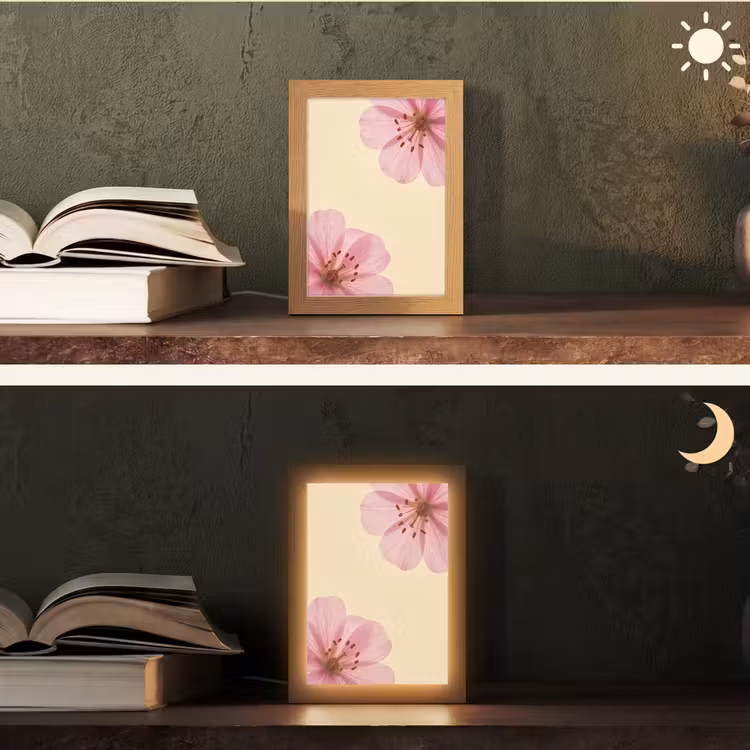 Personalisierte Lightbox - Blumen – Flora – Pastell — 5