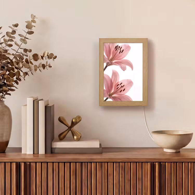 Personalisierte Lightbox - Blumen – Sanft – Modern — 4