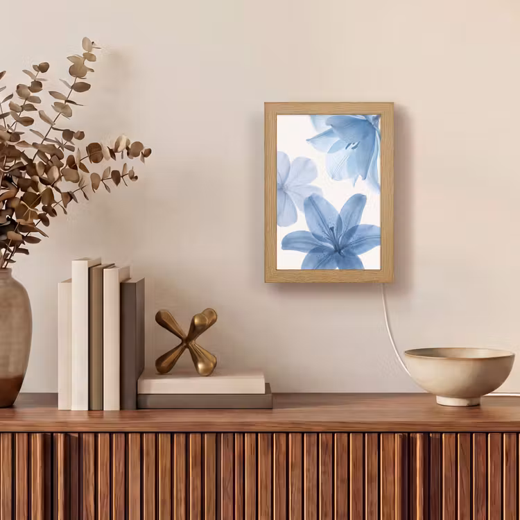 Personalisierte Lightbox - Blumen – Transparent – Modern — 4