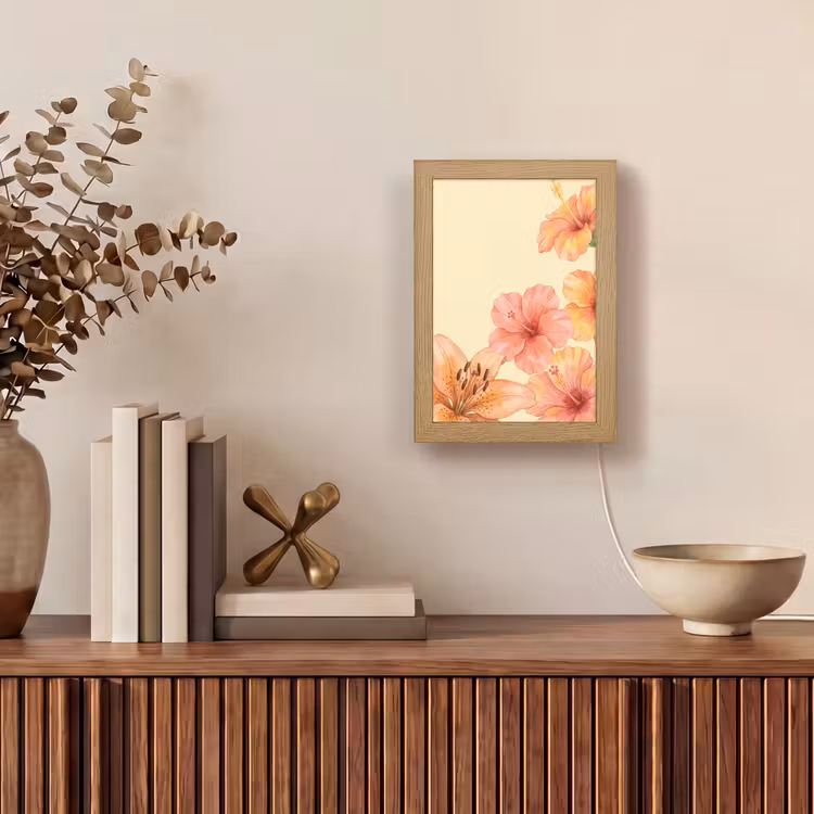 Personalisierte Lightbox - Blumen – Aquarell – Natur — 4
