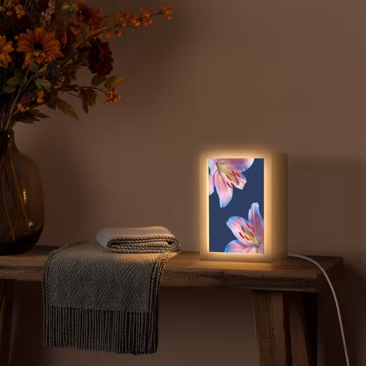 Personalisierte Lightbox - Blumen – Farbenfroh – Botanisch — 3