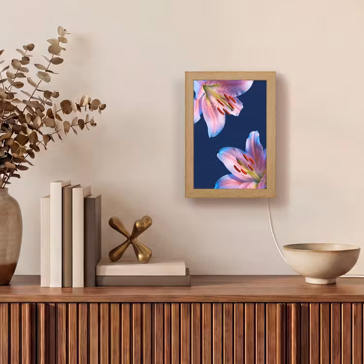 Personalisierte Lightbox - Blumen – Farbenfroh – Botanisch — 4