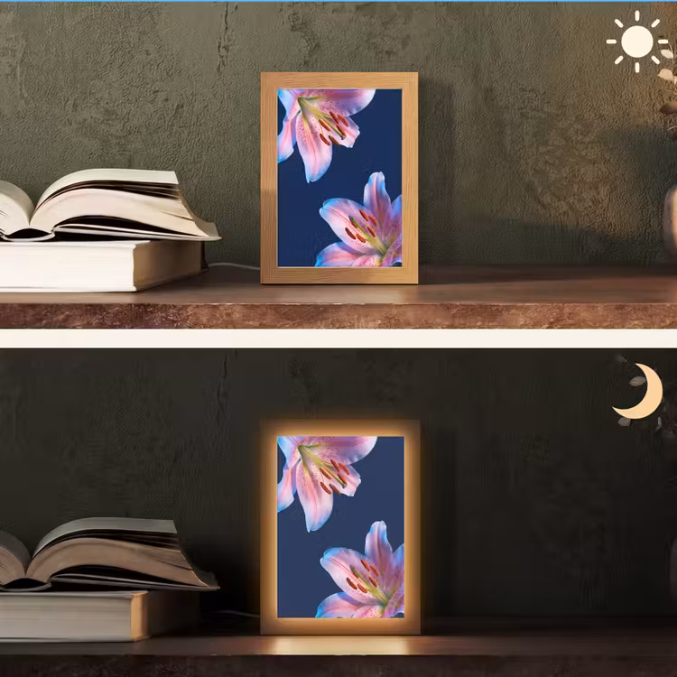 Personalisierte Lightbox - Blumen – Farbenfroh – Botanisch — 5
