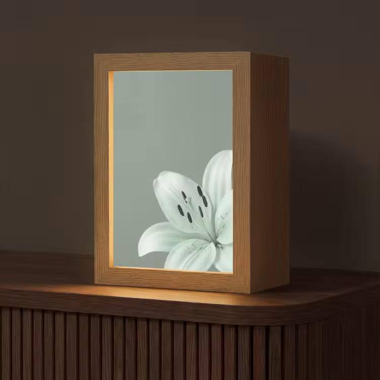 Personalisierte Lightbox - Blumen – Natur – Grün — 1
