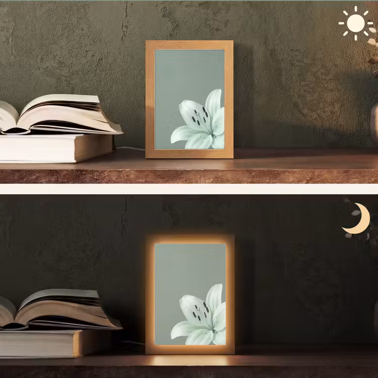 Personalisierte Lightbox - Blumen – Natur – Grün — 5