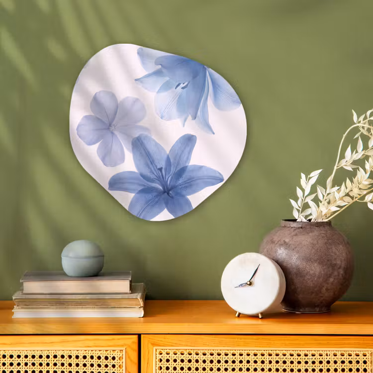 Forexbild Organische Form - Blumen – Transparent – Modern — 2