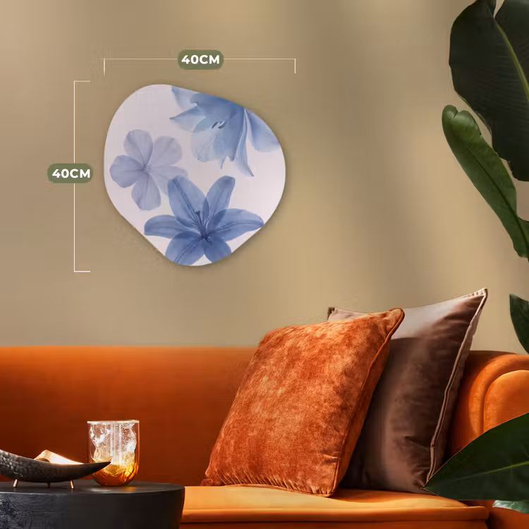 Forexbild Organische Form - Blumen – Transparent – Modern — 4