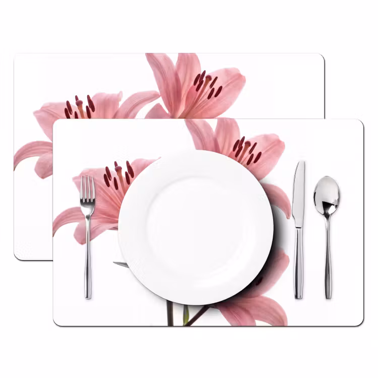Tischset - 6 Stück - Blumen – Sanft – Modern — 2
