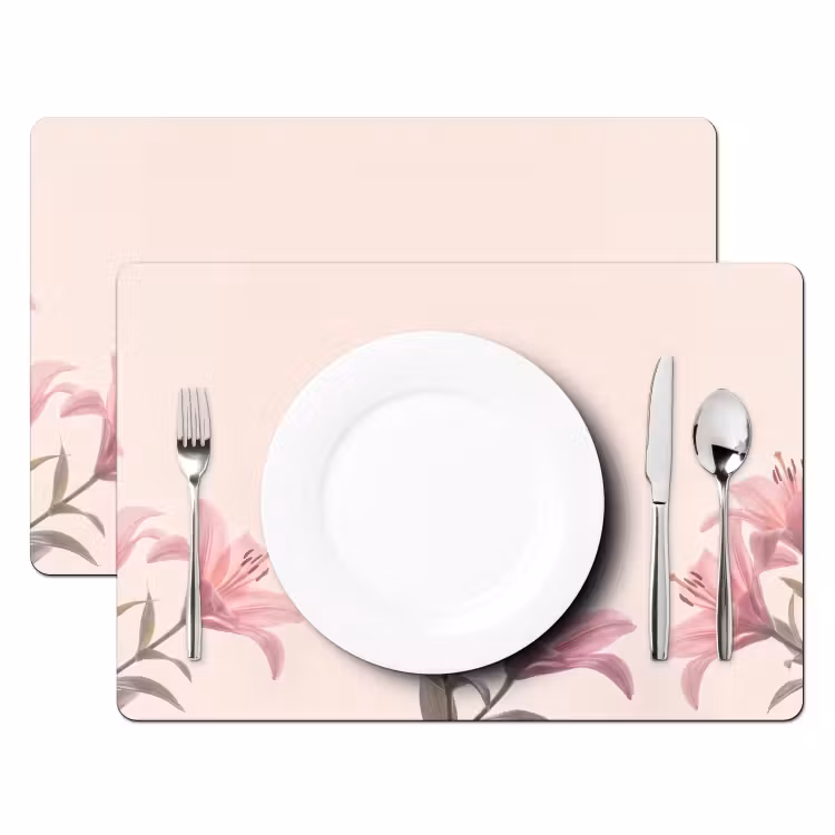Tischset - 6 Stück - Blumen – Zart – Flora — 2