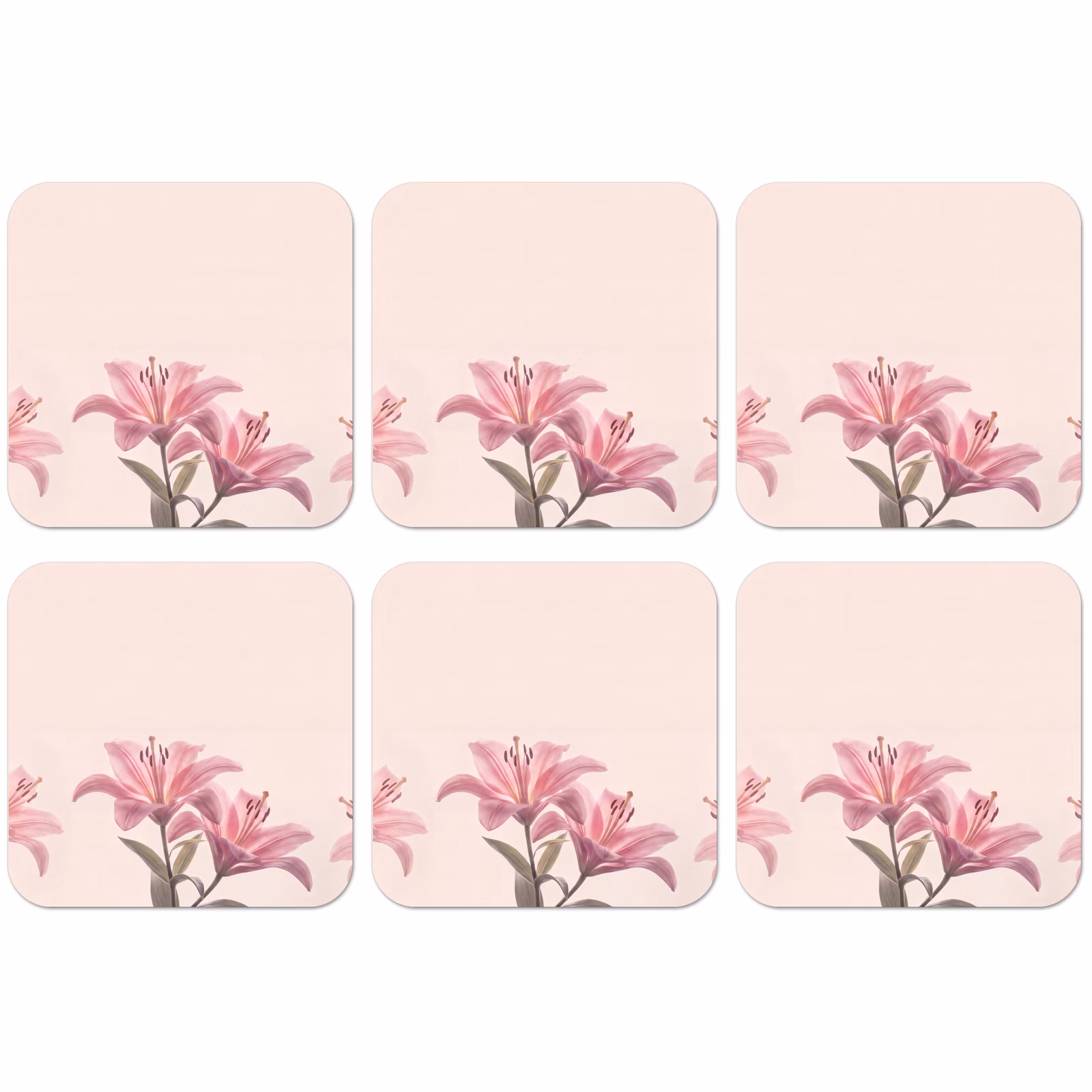 Untersetzer - Blumen – Zart – Flora — 1