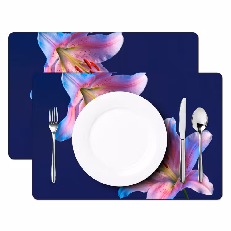 Tischset - 6 Stück - Blumen – Bunt – Botanisch — 2