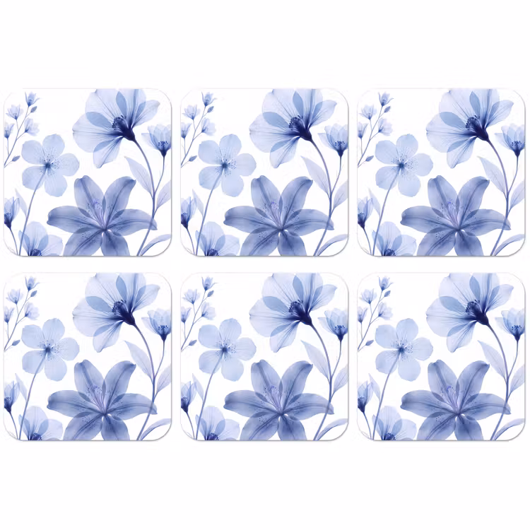 Untersetzer - Blaue Blumen – Natur — 1