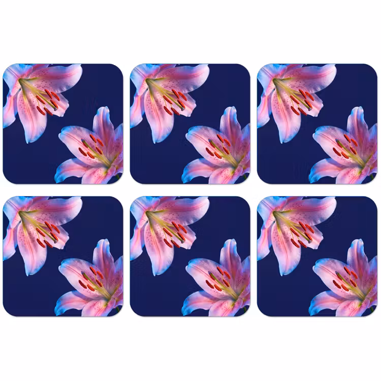 Untersetzer - Blumen – Farbenfroh – Botanisch — 1