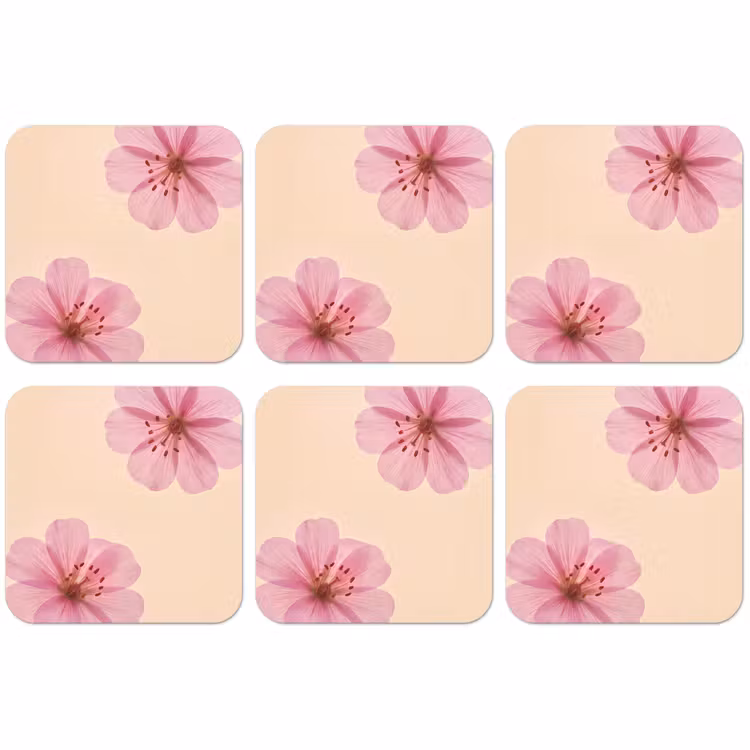 Untersetzer - Blumen – Flora – Pastell — 1