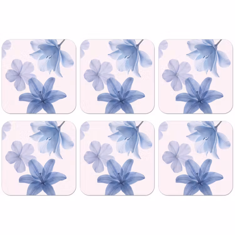 Untersetzer - Blumen – Transparent – Modern — 1