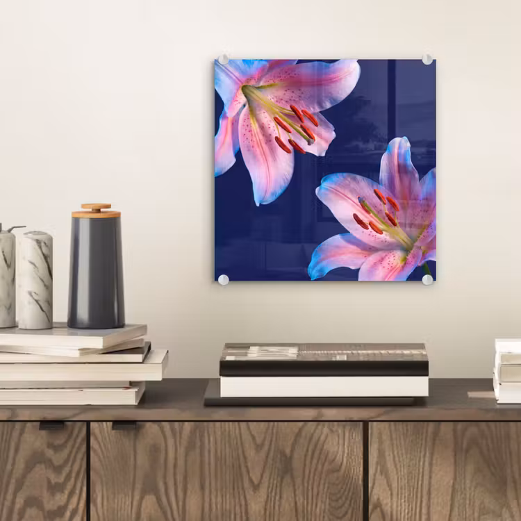 Glasbild - Blumen – Farbenfroh – Botanisch — 2
