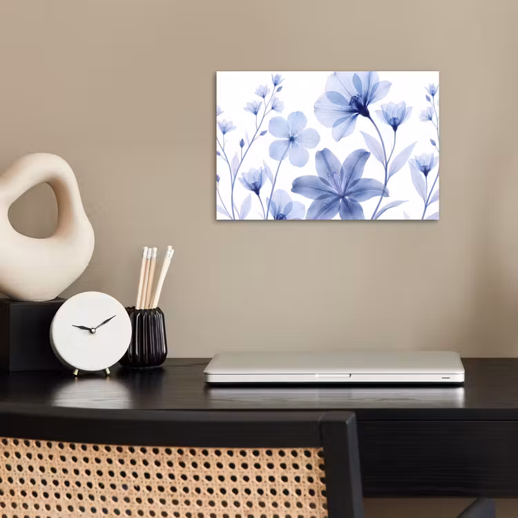 Poster - Blaue Blumen – Natur — 2