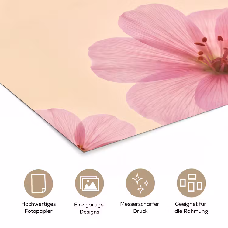 Poster - Blumen – Flora – Pastell — 5