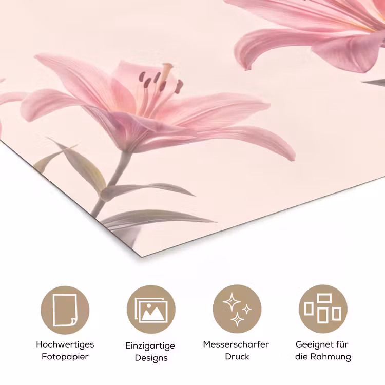 Poster - Blumen – Zart – Flora — 5