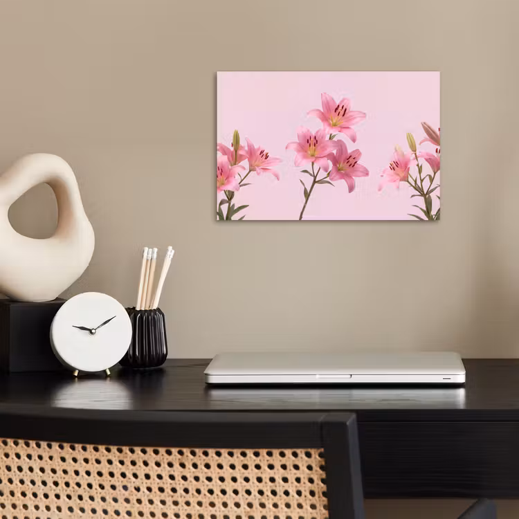 Poster - Blumen – Zart – Rosa — 2