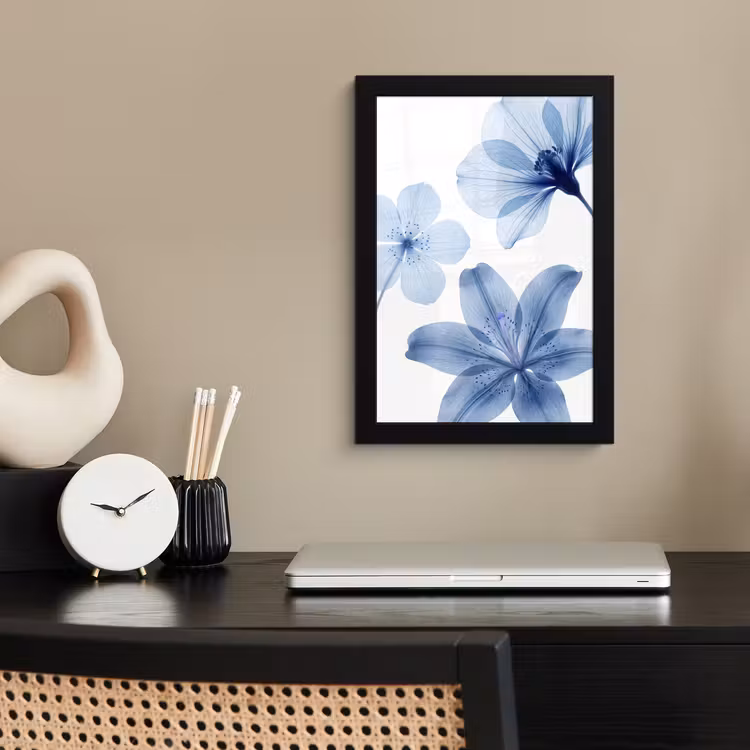 Bilder mit Rahmen - Blaue Blumen – Natur — 2