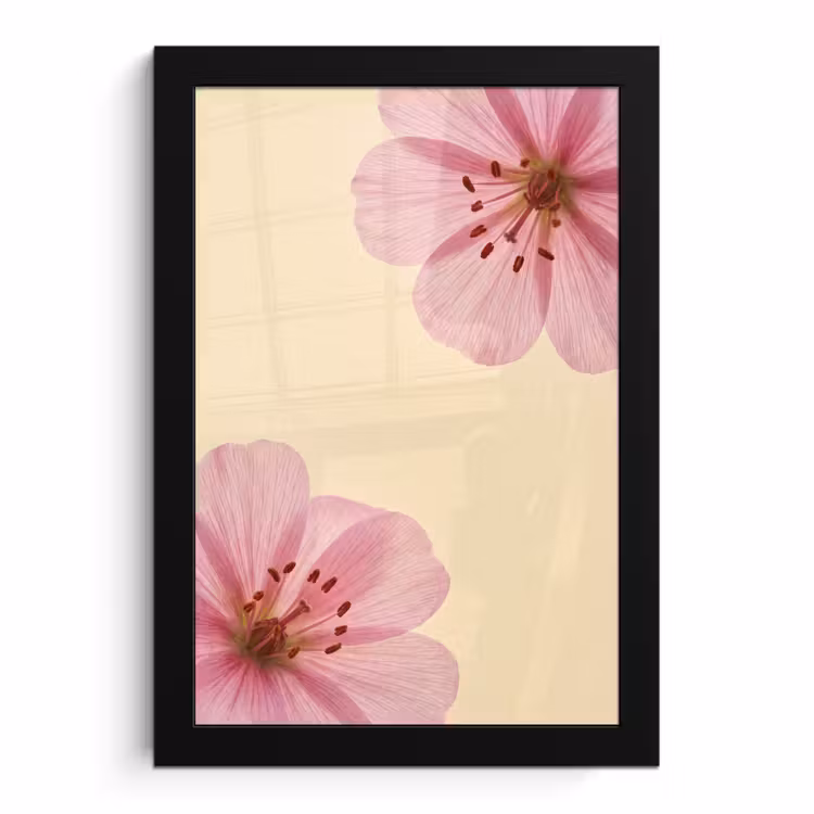 Bilder mit Rahmen - Blumen – Flora – Pastell — 1