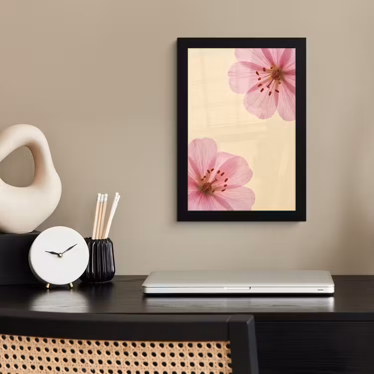 Bilder mit Rahmen - Blumen – Flora – Pastell — 2