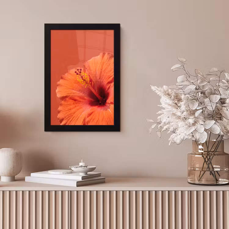Bilder mit Rahmen - Blumen – Orange – Natur — 4
