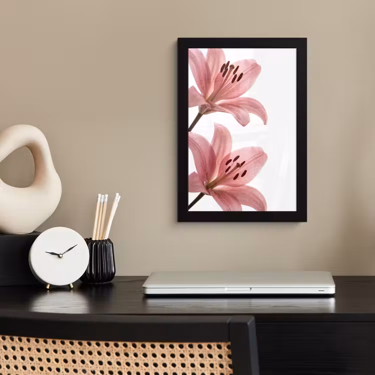 Bilder mit Rahmen - Blumen – Sanft – Modern — 2
