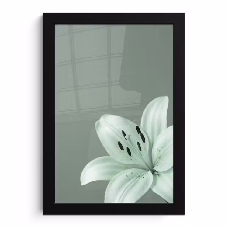 Bilder mit Rahmen - Blumen – Natur – Grün — 1