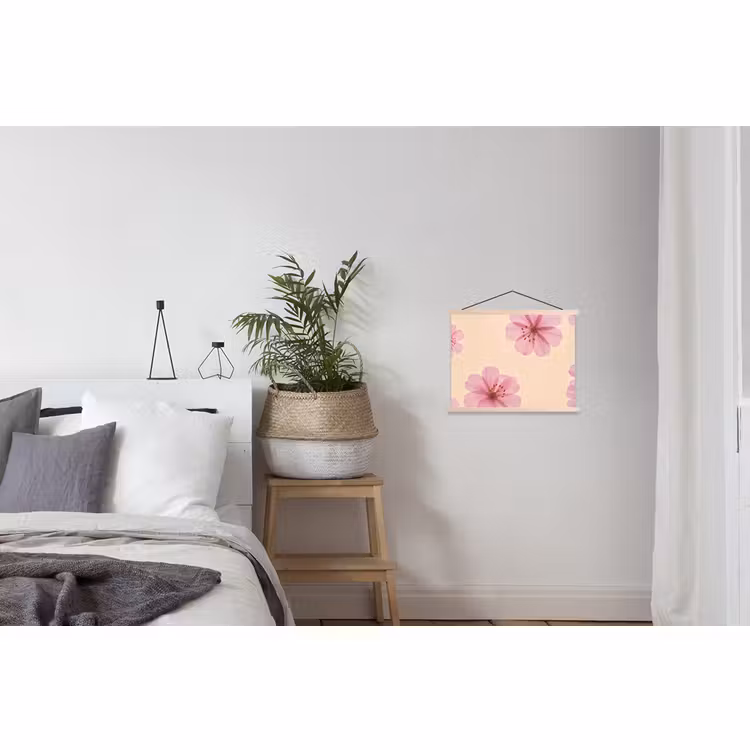 Stoffbild - Blumen – Flora – Pastell — 3