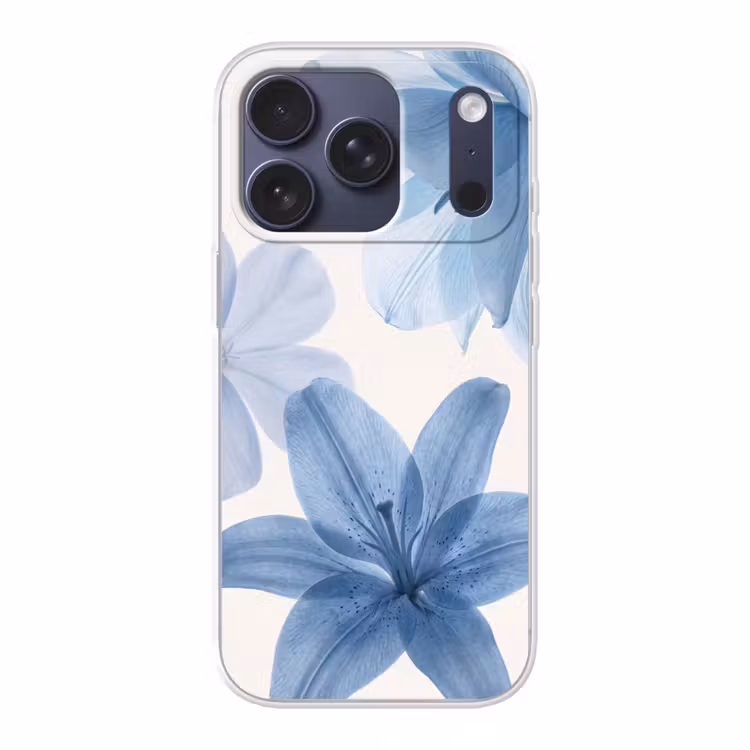 Handyhülle - Blumen – Transparent – Modern — 1