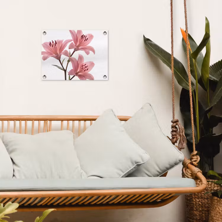Gartenposter - Blumen – Sanft – Modern — 4