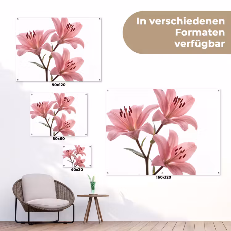 Gartenposter - Blumen – Sanft – Modern — 6